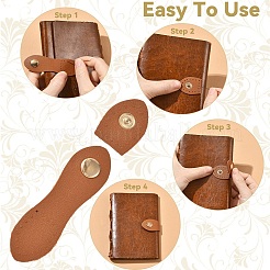 6Pcs 6 Colors Imitation Leather Snap Buckles&nbsp;FIND-YW0013-11