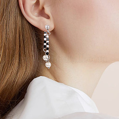 Transparent Glass Beads Connector Charms&nbsp;PALLOY-TA00135
