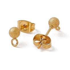 304 Stainless Steel Stud Earring Findings&nbsp;LS-STAS-E179-05B-G