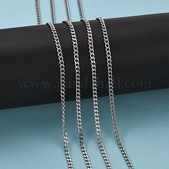 Tarnish Resistant 304 Stainless Steel Curb Chains&nbsp;CHS-R009-02