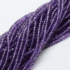 Natural Amethyst Bead Strands&nbsp;G-P271-3mm-09