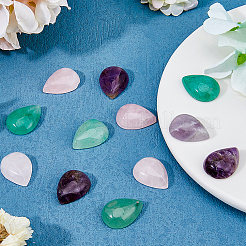 12Pcs 3 Styles Natural Mixed Stone Cabochons&nbsp;G-DC0001-15