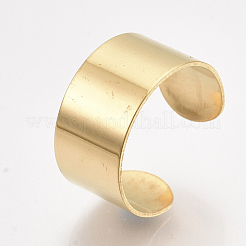 304 Stainless Steel Cuff Rings&nbsp;X-STAS-T045-22B-G