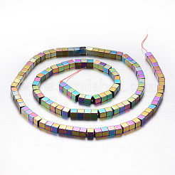 Electroplate Magnetic Synthetic Hematite Bead Strands&nbsp;G-A164-03A-01