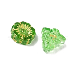 混合スタイルのガラスビーズ  混合図形  グリーン  4~27x4~14x3~11mm  穴：1~4.5mm&nbsp;GLAA-XCP0001-70C