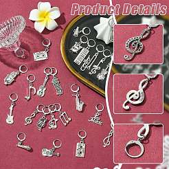62Pcs 31 Style Alloy Locking Stitch Markers&nbsp;HJEW-CJ00058