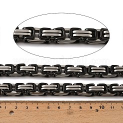 304 Stainless Steel Byzantine Chains&nbsp;SA-E001-20BP-A