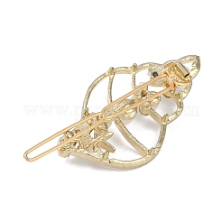 Plastic Imitation Pearl & Alloy Rhinestone Hair Barrettes&nbsp;AJEW-A056-03D