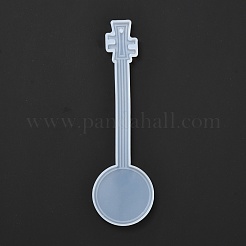 DIY Round Moon Lute Bookmark Silicone Molds&nbsp;DIY-F089-02