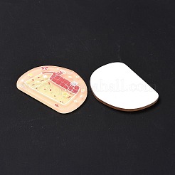 Printed Acrylic Cabochons&nbsp;LS-MACR-C003-29