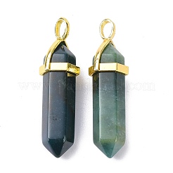 Natural Indian Agate Pointed Pendants&nbsp;G-G025-01G-18