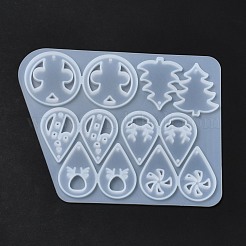 DIY Christmas Theme Pendant Silicone Molds&nbsp;DIY-I102-01