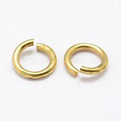 Brass Saw Cut Open Jump Rings&nbsp;LS-KK-P096-08-A