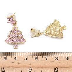 Alloy Dangle Stud Earrings&nbsp;EJEW-H173-02G-01