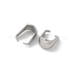 304ステンレススチールスナップオンベイル  ステンレス鋼色  7.5x6x4.5mm&nbsp;STAS-Z122-37P