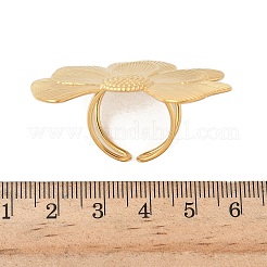 304 Stainless Steel Cuff Open Rings for Women&nbsp;RJEW-F195-03G