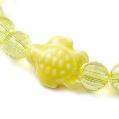 Handmade Porcelain Turtle Stretch Bracelets&nbsp;BJEW-JB10247-01