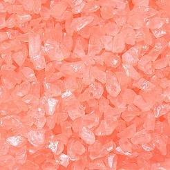 光る砕いたガラス工芸品  不規則なガラスチップ  diyの花瓶フィラー庭の装飾用  鮭色  4.5~11.5x1.5~3x2.5mm&nbsp;GLAA-F124-C04