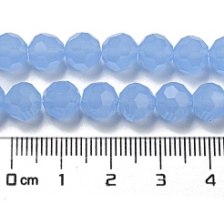 Imitation Jade Glass Beads Stands&nbsp;EGLA-A035-J8mm-D03