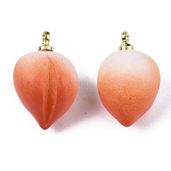 Opaque Resin Pendants&nbsp;RESI-T051-09B