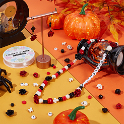 Halloween Theme DIY Stretch Bracelet Kits&nbsp;DIY-UN0007-78