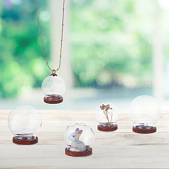 6 Sets 3 Style Glass Dome Cover&nbsp;ODIS-DR0001-02
