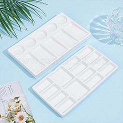 2Pcs 2 Styles Porcelain Palette&nbsp;DIY-GO0003-38
