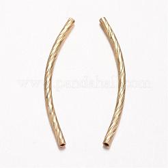 Brass Tube Beads&nbsp;KK-D519-01G-NR