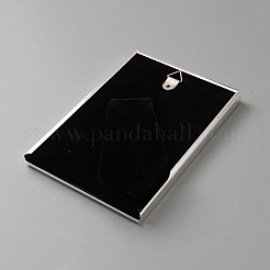 合金製フォトフレームスタンド  ガラス窓付き  長方形  銀  133x95x10.5mm&nbsp;AJEW-WH0077-111A