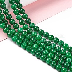 キットを作るDIYブレスレット  丸い天然白翡翠ビーズとクリスタル弾性ストレッチ糸を含む  0.7mm&nbsp;DIY-PA0001-31