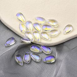 Transparent Glass Charms&nbsp;GLAA-YW0003-03