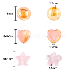 630Pcs Eco-Friendly Transparent Acrylic Beads&nbsp;TACR-CJ0001-23