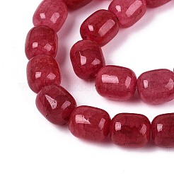 Baking Paint Crackle Glass Beads Strands&nbsp;DGLA-N019-01B-02