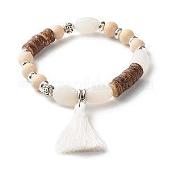 Round Bodhi Beads Stretch Bracelets Sets&nbsp;BJEW-JB07346