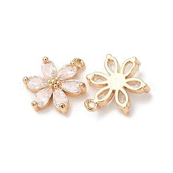 Brass Micro Pave Cubic Zirconia Pendants&nbsp;ZIRC-L105-06G-B04
