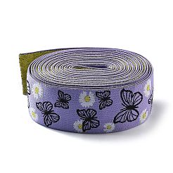 5M Nylon Flower Butterfly Jacquard Elastic Wide Bands&nbsp;OCOR-XCP0002-44