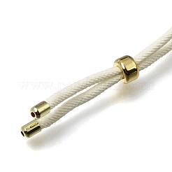 2.5MM Adjustable Braided Nylon Cords Necklace Making&nbsp;FB-CBAA152-02G-34
