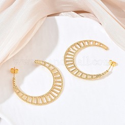 Brass Stud Earrings for Women&nbsp;KK-CBA4112-05G
