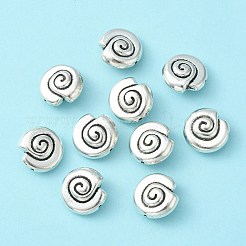 Tibetan Style Alloy Snail Shell Beads&nbsp;X-TIBEB-5570-AS-LF