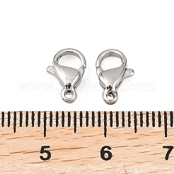 Tarnish Resistant 316 Surgical Stainless Steel Lobster Claw Clasps&nbsp;STAS-316-FL10A