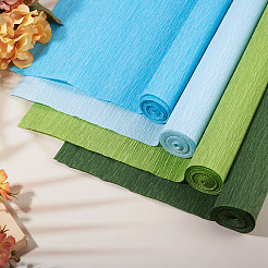 4 Rolls 4 Colors Crepe Paper Rolls&nbsp;DIY-TA0013-18B