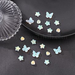 20Pcs 3 Style Electroplate Glass Beads&nbsp;GLAA-YW0001-90