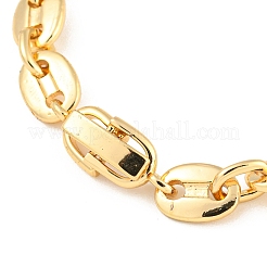 Golden Brass Micro Pave Cubic Zirconia Link Bracelets&nbsp;LS-BJEW-P314-A01-G