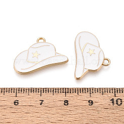 Rack Plating Alloy Enamel Pendants&nbsp;ENAM-T024-03M-G