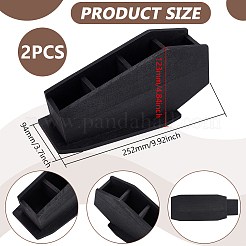 棺桶型の木製ペンホルダー  ブラック  252x94x123mm&nbsp;AJEW-WH0481-79