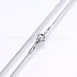 Non-Tarnish 304 Stainless Steel Herringbone Chain Necklaces&nbsp;NJEW-F227-02P-01