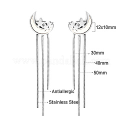 304 Stainless Steel & Shell Stud Earrings for Women&nbsp;WG2C931-02