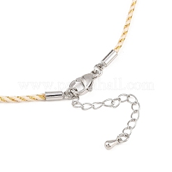 2MM Nylon Braided Cord Necklace Making&nbsp;MAK-A019-02P-22