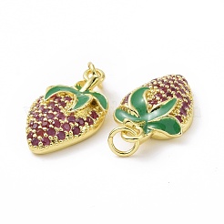 Brass Micro Pave Cubic Zirconia Pendant&nbsp;ZIRC-P101-01G