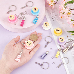 High Tea Theme Resin Keychain Making Kits&nbsp;DIY-CA0005-19A